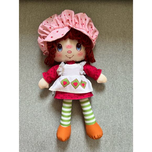 Strawberry Shortcake 14" Retro Classic Ragdoll Stuffed Character Plush - Picture 2 of 5